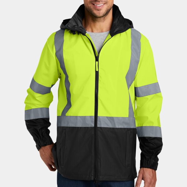 Ansi 107 Class 3 Safety Windbreaker Thumbnail