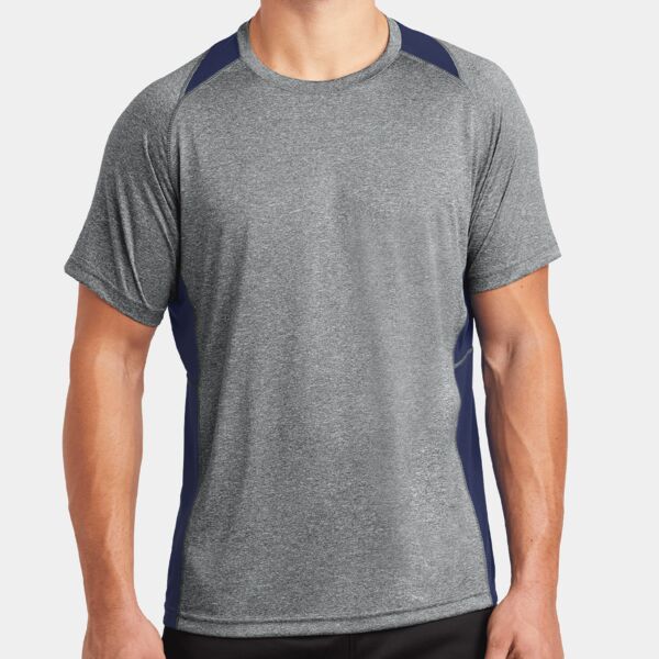 Heather Colorblock Contender Tee (U) Thumbnail