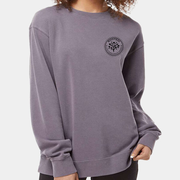 Unisex Midweight Pigment-Dyed Crewneck Sweatshirt Thumbnail