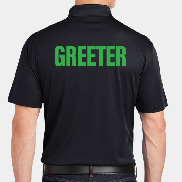'Greeter' Micropique Sport Wick ® Polo Thumbnail