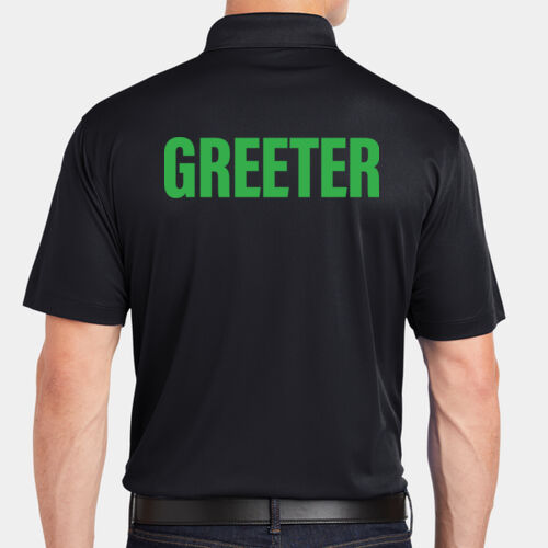 'Greeter' Micropique Sport Wick ® Polo Thumbnail