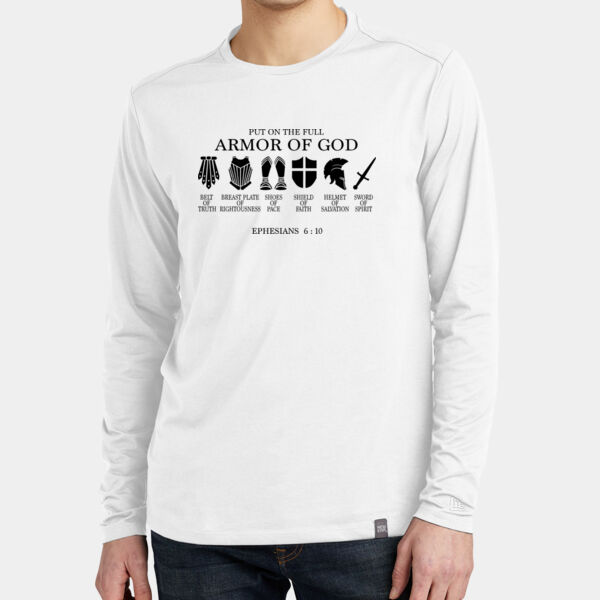   - Heritage Blend Long Sleeve Crew Tee Thumbnail