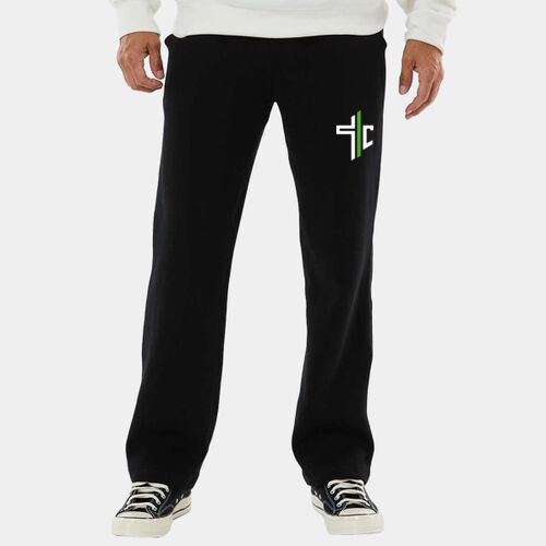 Embroidered Premium Open-Bottom Sweatpants Thumbnail